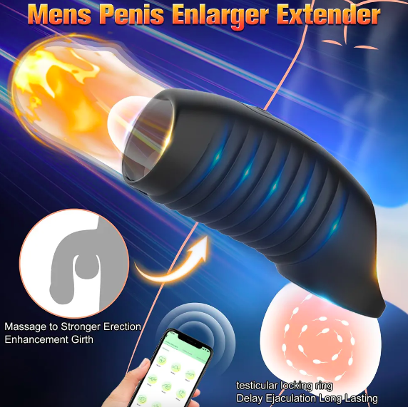 Bao Đôn Dên Dương Vật Rung Đa Tần Số Điều Khiển Qua App Chống Xuất Tinh Sớm